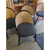 4 CHAISES CANNAGE NOIRES