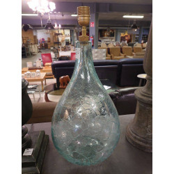 LAMPE VERRE CRAQUELE