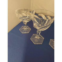 SERVICE DE 30 VERRES CRISTAL D ARQUES TORNADE LOT DE 30