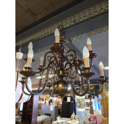 LUSTRE STYLE FLAMAND GM