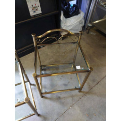 PAIRE DE CHEVETS LAITON