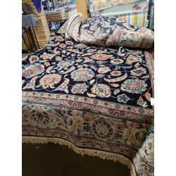 TAPIS LAINE TONS BLEUS...