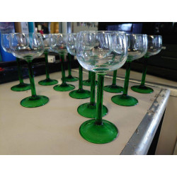 12 VERRES VIN ALSACE