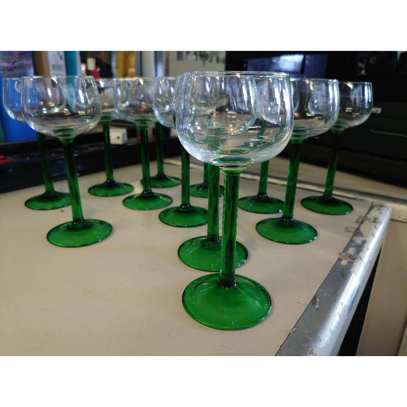 12 VERRES VIN ALSACE