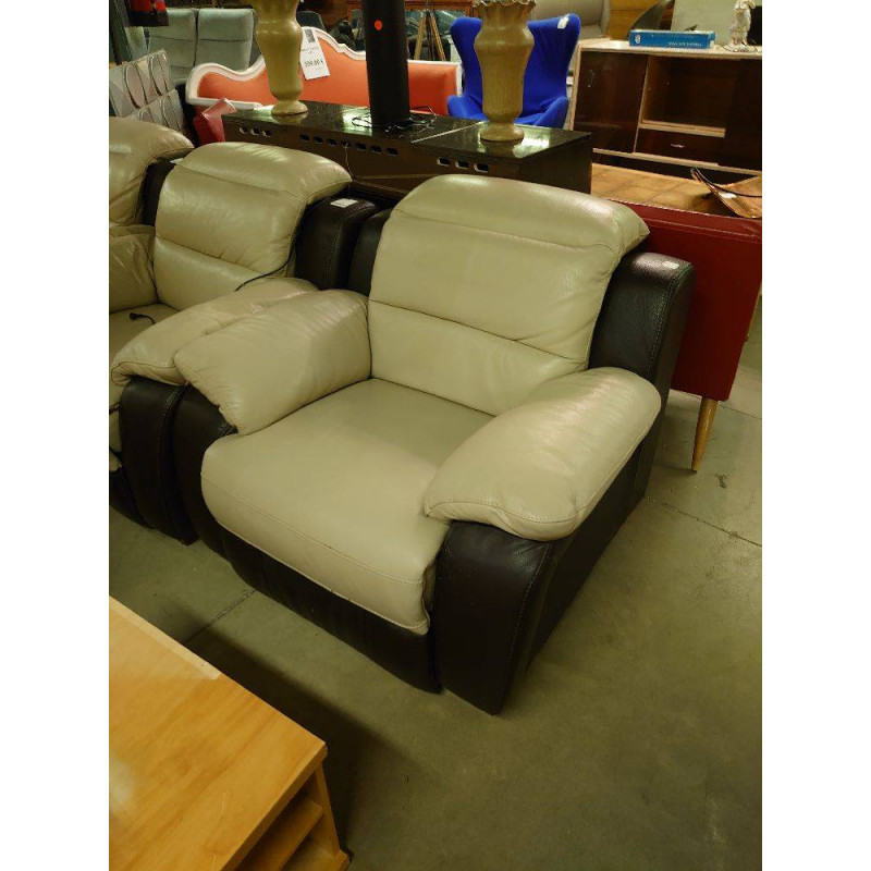 FAUTEUIL CUIR RELAX MECA
