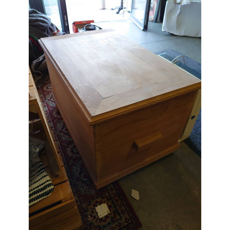 COFFRE BOIS BRUT GM 95X56X53 CM