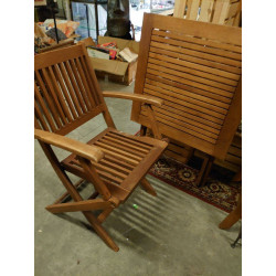 ENSEMBLE  DE JARDIN  EN TECK