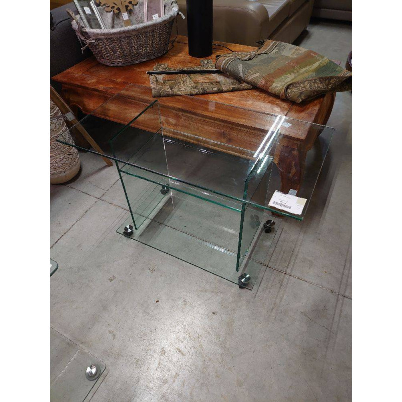 MEUBLE TV VERRE