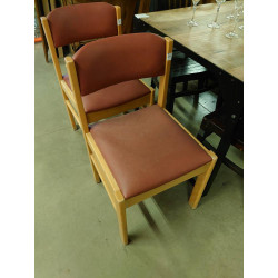 CHAISE HETRE SKAI VIEUX ROSE