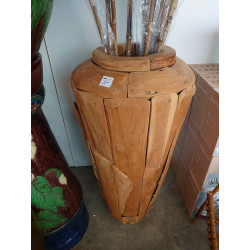 CACHE POT VASE TECK 80CM