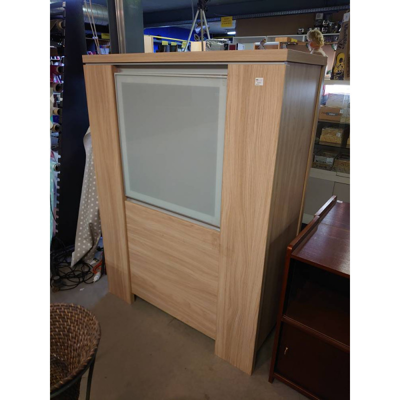 MEUBLE STRATIFIE HETRE 2 PORTES