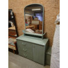 COMMODE CERUSEE VERTE + MIROIR