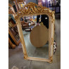 MIROIR GOLD WHITE RECTANGLE