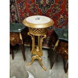 SELLETTE GOLD ROND MARBLE