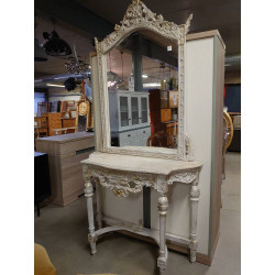 CONSOLE MIROIR MARBRE