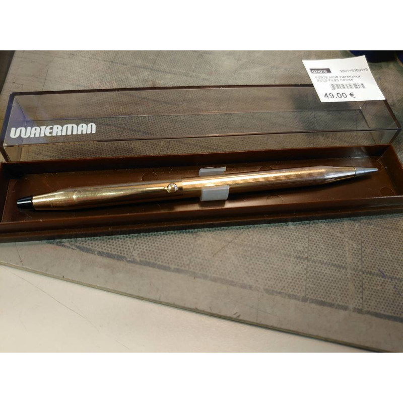 PORTE MINE WATERMAN GOLD FILED CROSS