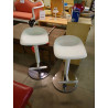 TABOURET BLANC REGLABLE
