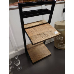 ETAGERE 26220 BOIS METAL...