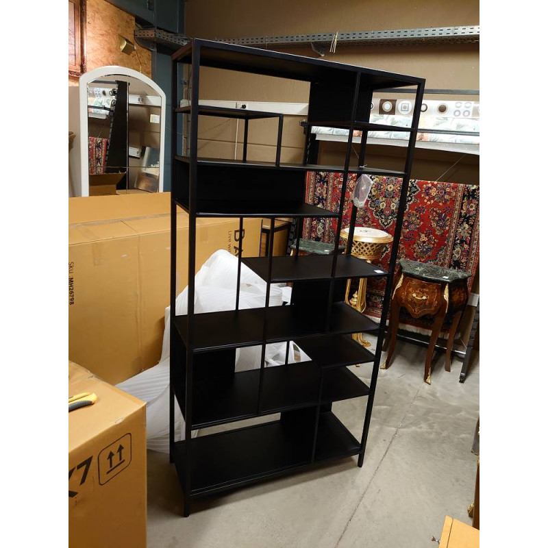 ETAGERE 26798 METAL NOIR 26X180 NEW YORK