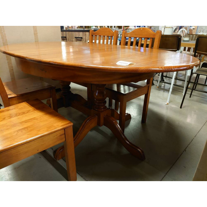 TABLE PIN UNE ALLONGE