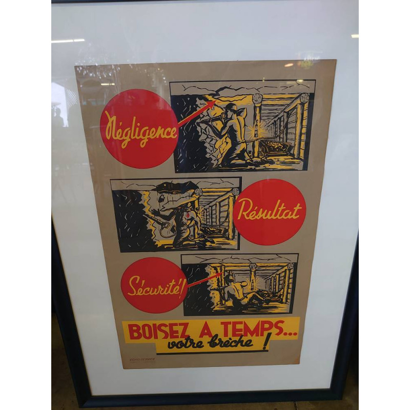 AFFICHE PREVENTION MINE