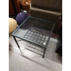 TABLE BASSE CARREE MTL