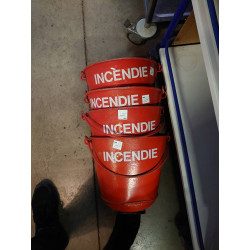 SEAU DECO INCENDIE ANCIEN